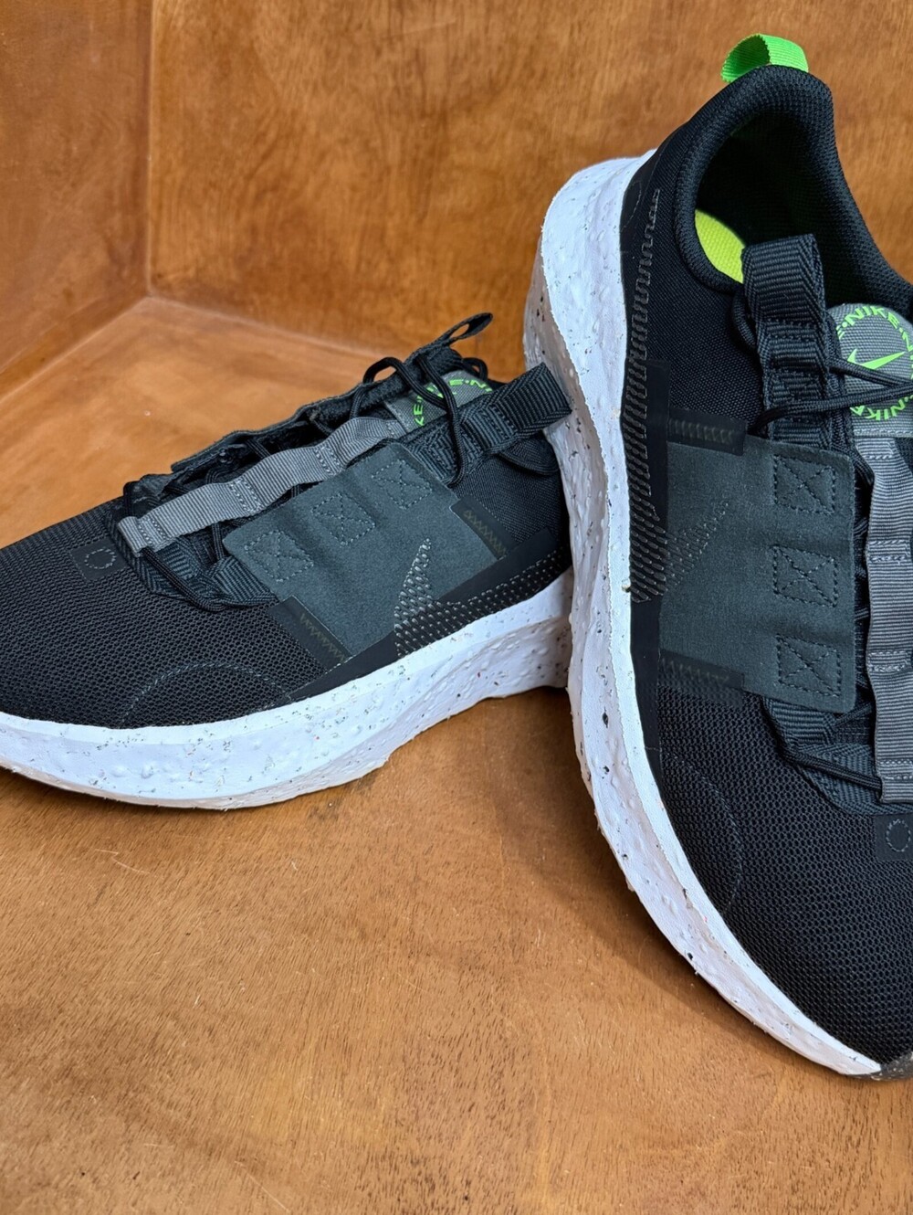Nike Crater Impact Running Shoes Mens Size 13 Black Off Noir Sneakers DB2477-001